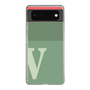 スリムプロテクションケース［ オリジナル - initial two tone - V green ］