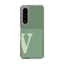 スリムプロテクションケース［ オリジナル - initial two tone - V green ］
