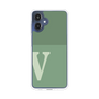 スリムプロテクションケース［ オリジナル - initial two tone - V green ］