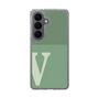 スリムプロテクションケース［ オリジナル - initial two tone - V green ］