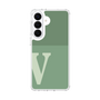 スリムプロテクションケース［ オリジナル - initial two tone - V green ］
