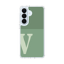 スリムプロテクションケース［ オリジナル - initial two tone - V green ］
