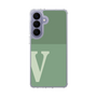スリムプロテクションケース［ オリジナル - initial two tone - V green ］