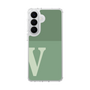 スリムプロテクションケース［ オリジナル - initial two tone - V green ］