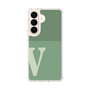 スリムプロテクションケース［ オリジナル - initial two tone - V green ］