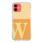 スリムプロテクションケース［ オリジナル - initial two tone - W orange ］
