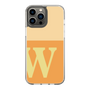 スリムプロテクションケース［ オリジナル - initial two tone - W orange ］