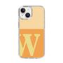 スリムプロテクションケース［ オリジナル - initial two tone - W orange ］