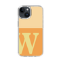 スリムプロテクションケース［ オリジナル - initial two tone - W orange ］