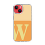 スリムプロテクションケース［ オリジナル - initial two tone - W orange ］