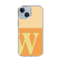 スリムプロテクションケース［ オリジナル - initial two tone - W orange ］