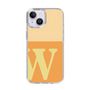 スリムプロテクションケース［ オリジナル - initial two tone - W orange ］