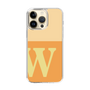 スリムプロテクションケース［ オリジナル - initial two tone - W orange ］