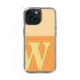 スリムプロテクションケース［ オリジナル - initial two tone - W orange ］