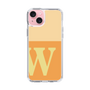 スリムプロテクションケース［ オリジナル - initial two tone - W orange ］