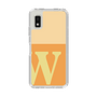 スリムプロテクションケース［ オリジナル - initial two tone - W orange ］