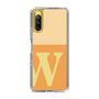 スリムプロテクションケース［ オリジナル - initial two tone - W orange ］