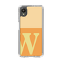 スリムプロテクションケース［ オリジナル - initial two tone - W orange ］