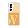 スリムプロテクションケース［ オリジナル - initial two tone - W orange ］