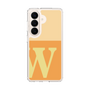 スリムプロテクションケース［ オリジナル - initial two tone - W orange ］