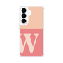 スリムプロテクションケース［ オリジナル - initial two tone - W pink ］