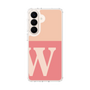 スリムプロテクションケース［ オリジナル - initial two tone - W pink ］