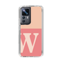 スリムプロテクションケース［ オリジナル - initial two tone - W pink ］
