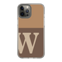 スリムプロテクションケース［ オリジナル - initial two tone - W brown ］