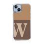 スリムプロテクションケース［ オリジナル - initial two tone - W brown ］