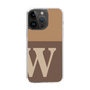 スリムプロテクションケース［ オリジナル - initial two tone - W brown ］