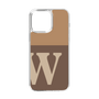 スリムプロテクションケース［ オリジナル - initial two tone - W brown ］