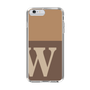 スリムプロテクションケース［ オリジナル - initial two tone - W brown ］