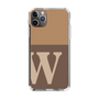 スリムプロテクションケース［ オリジナル - initial two tone - W brown ］