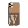 スリムプロテクションケース［ オリジナル - initial two tone - W brown ］