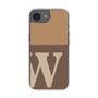スリムプロテクションケース［ オリジナル - initial two tone - W brown ］