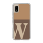 スリムプロテクションケース［ オリジナル - initial two tone - W brown ］