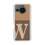 スリムプロテクションケース［ オリジナル - initial two tone - W brown ］