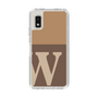 スリムプロテクションケース［ オリジナル - initial two tone - W brown ］