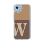 スリムプロテクションケース［ オリジナル - initial two tone - W brown ］