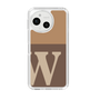 スリムプロテクションケース［ オリジナル - initial two tone - W brown ］
