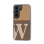 スリムプロテクションケース［ オリジナル - initial two tone - W brown ］