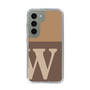 スリムプロテクションケース［ オリジナル - initial two tone - W brown ］