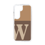 スリムプロテクションケース［ オリジナル - initial two tone - W brown ］
