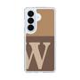 スリムプロテクションケース［ オリジナル - initial two tone - W brown ］