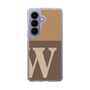 スリムプロテクションケース［ オリジナル - initial two tone - W brown ］