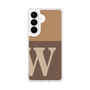 スリムプロテクションケース［ オリジナル - initial two tone - W brown ］