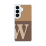 スリムプロテクションケース［ オリジナル - initial two tone - W brown ］