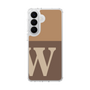 スリムプロテクションケース［ オリジナル - initial two tone - W brown ］