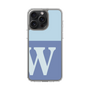 スリムプロテクションケース［ オリジナル - initial two tone - W blue ］