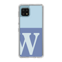 スリムプロテクションケース［ オリジナル - initial two tone - W blue ］